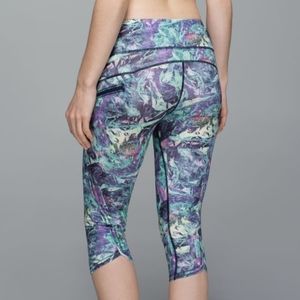 Lululemon Run: Top Speed CropIridescent Multi